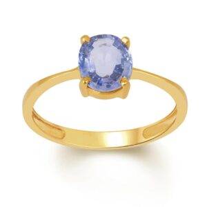 Blue Sapphire Adjustable Ring in Ashtadhatu RKBS03