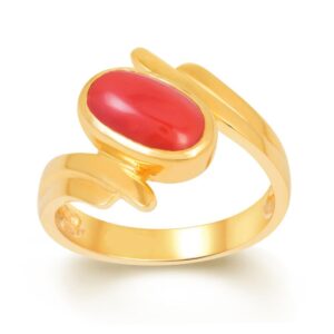 Moonga Adjustable Ring in Ashtadhatu RKMU01