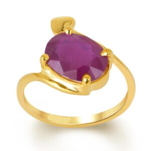 Ruby Adjustable Ring in Ashtadhatu RKRU05