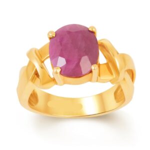 Ruby Adjustable Ring in Ashtadhatu RKRU07