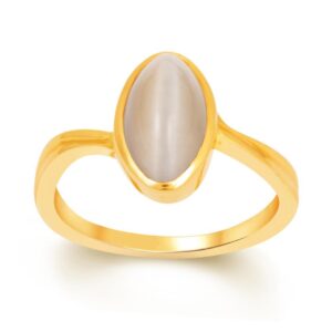 Cat's Eye Adjustable Ring in Ashtadhatu RKCA02