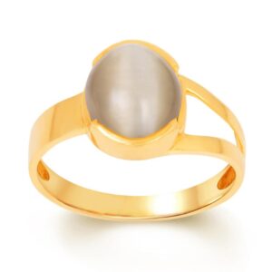 Cat's Eye Adjustable Ring in Ashtadhatu RKCA03