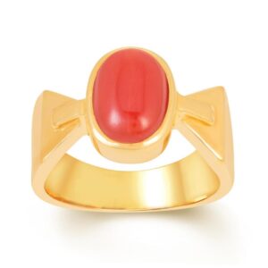 Moonga Adjustable Ring in Ashtadhatu RKMU04