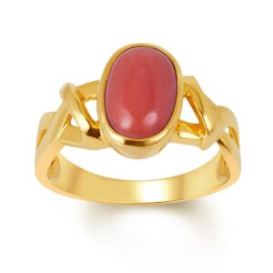 Moonga Adjustable Ring in Ashtadhatu RKMU05