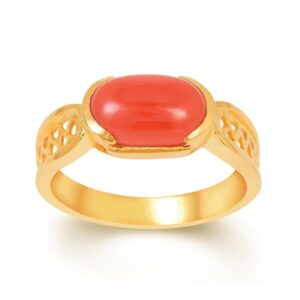 Moonga Adjustable Ring in Ashtadhatu RKMU07