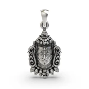 Very Powerful Silver Mahakal Pendant Ujjain Mahakaleshwar