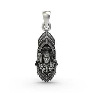 925 Silver Mahadev Pendant