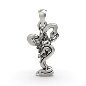 Lord Shiva Pendant with Snake | Mahadev Trishul Damru Locket