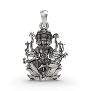 Panchmukhi Shiva Pendant – Powerful Five-Faced Mahadev Amulet for Protection & Spiritual Energy