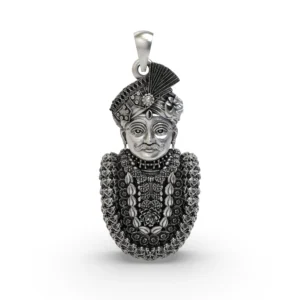 Mahakaleshwar 925 Silver Pendant — Lord Shiva Mahakal Face