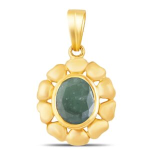 Emerald Adjustable Pendant in Ashtadhatu RKEMP01