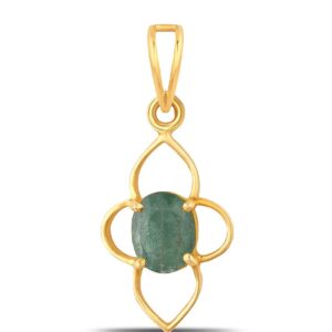 Emerald Adjustable Pendant in Ashtadhatu RKEMP02