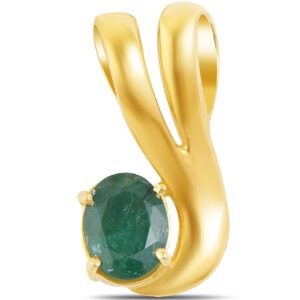 Emerald Adjustable Pendant in Ashtadhatu RKEMP04