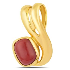 Moonga Pendant in Ashtadhatu RKMOP2