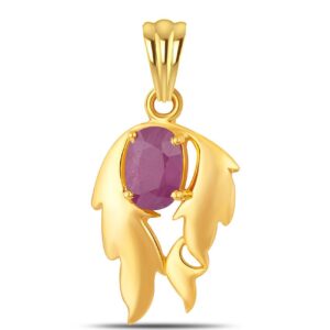 Ruby Adjustable Pendant in Ashtadhatu RKRUP05