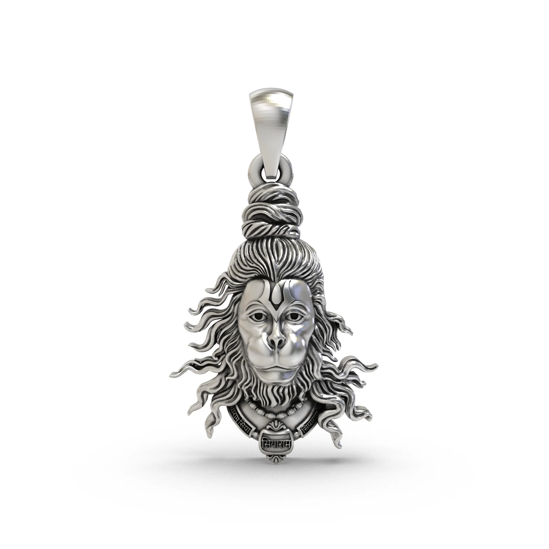Hanumanji Face SILVER LOCKET
